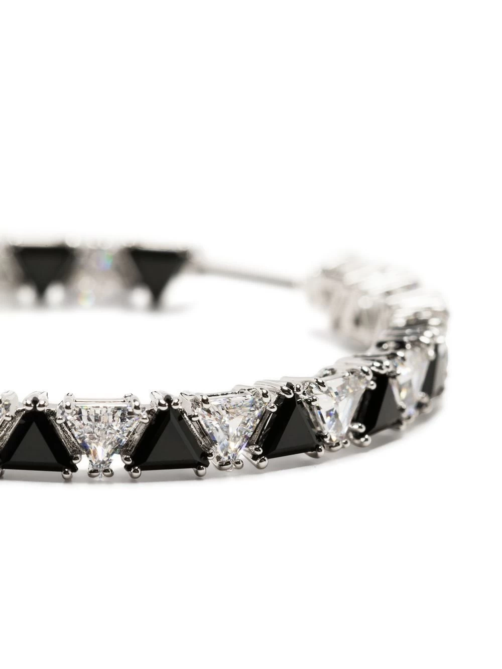 Women Swarovski Millenia Hoop Swarovski Triangle Earrings 5 Women Swarovski Millenia Hoop Swarovski Triangle Earrings - Image 3