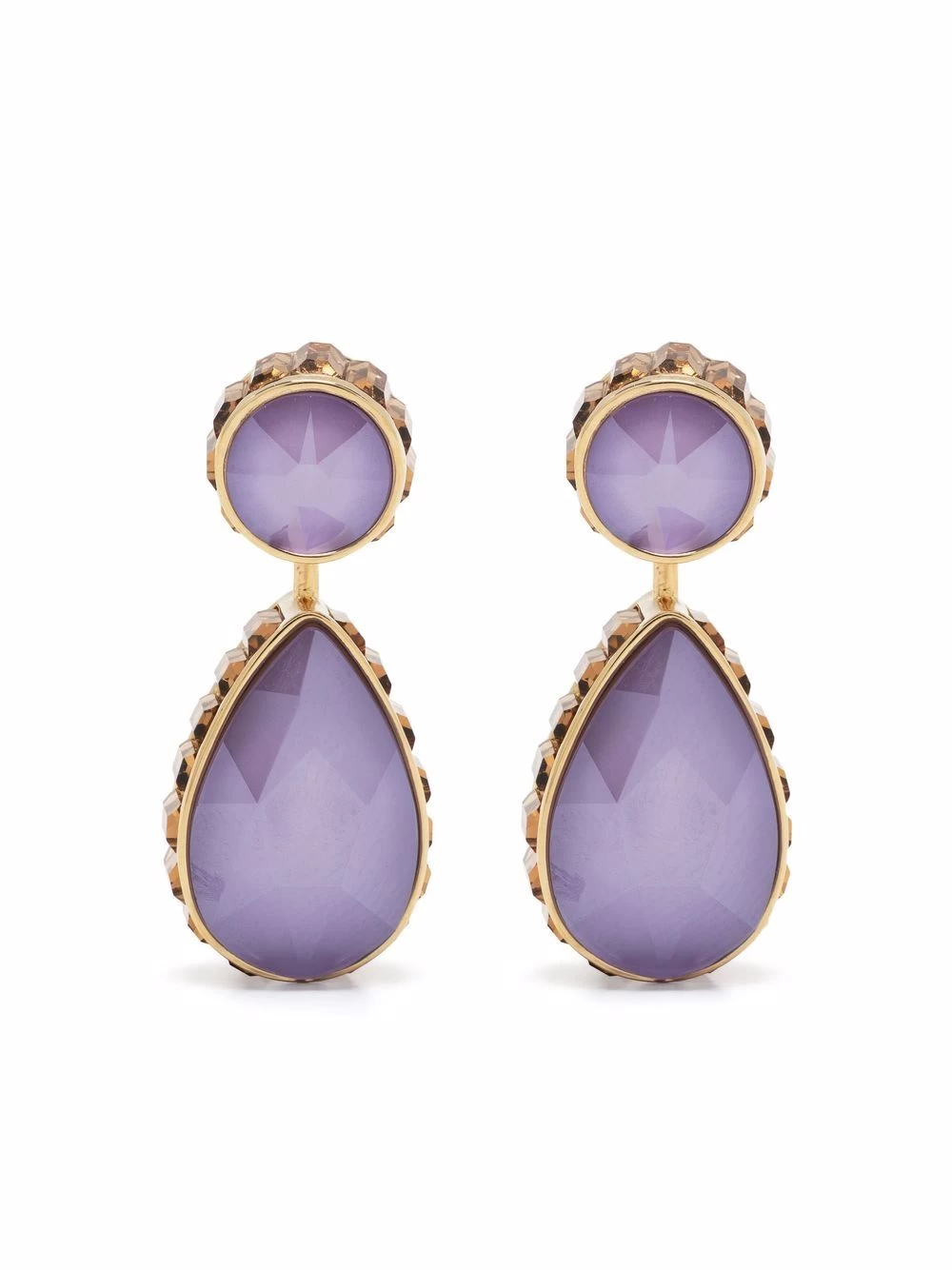 Women Swarovski Orbita Asymmetrical Drop Cut Crystal Earrings 3 Women Swarovski Orbita Asymmetrical Drop Cut Crystal Earrings