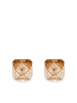 Women Swarovski Chroma Pyramid-cut Earrings