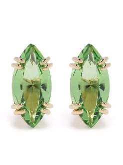 Women Swarovski Gema Crystal Stud Earrings