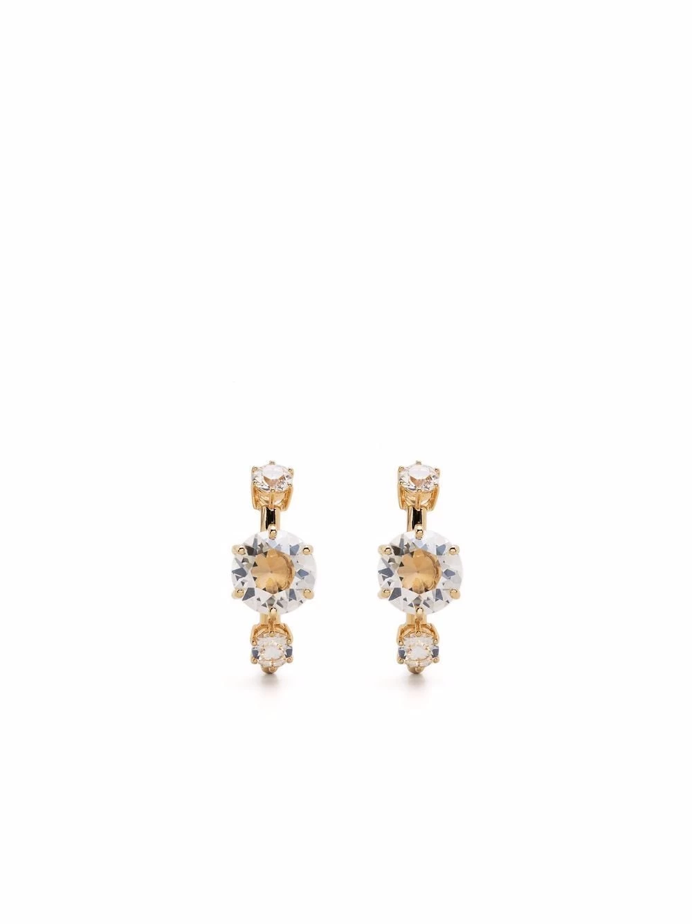 Women Swarovski Constella Cuff-cut Earrings 3 Women Swarovski Constella Cuff-cut Earrings