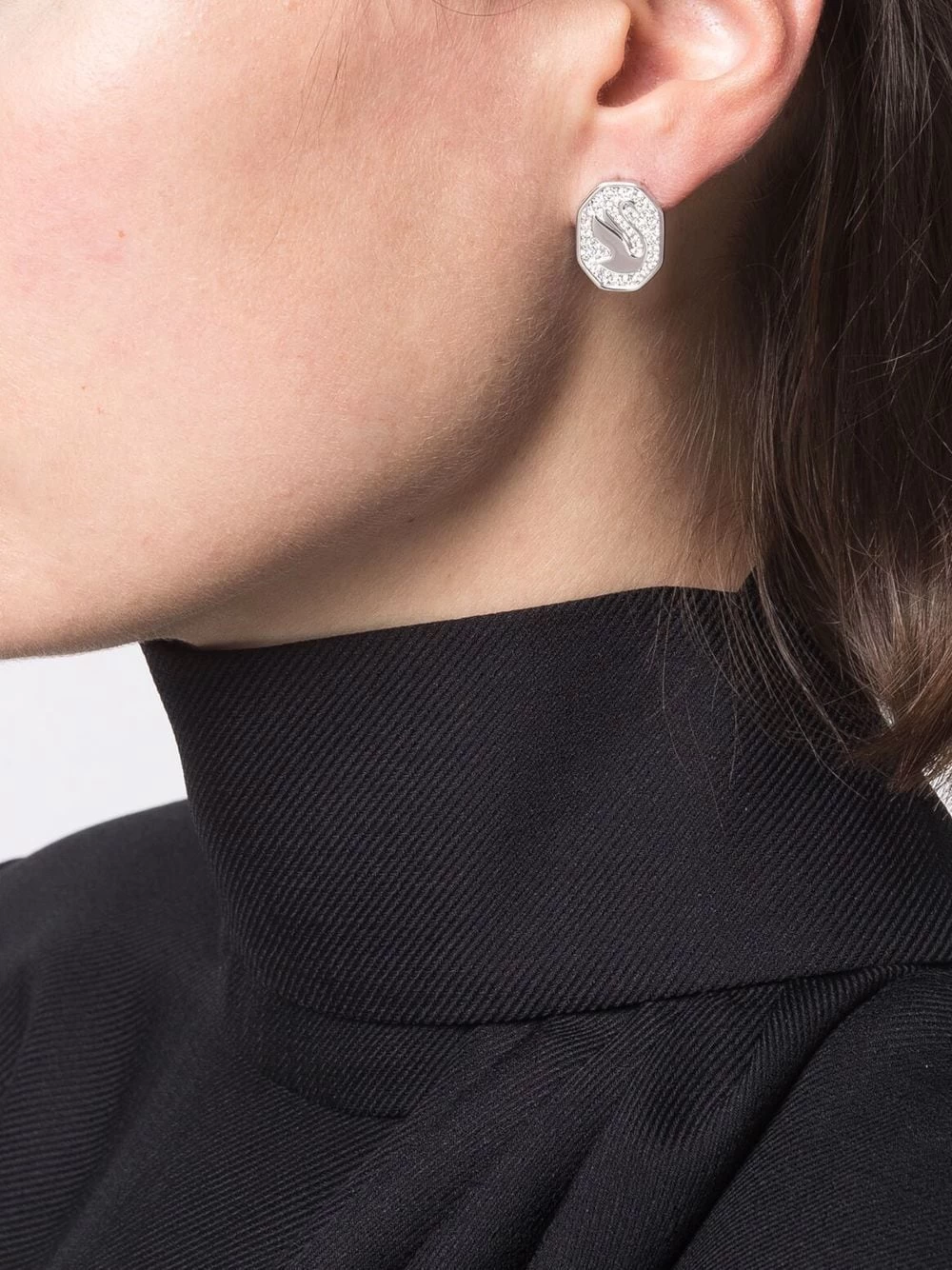 Women Swarovski Signum Stud Earrings 4 Women Swarovski Signum Stud Earrings - Image 2