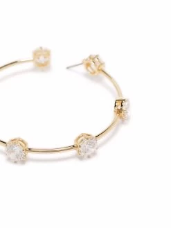 Women Swarovski Constella Crystal Hoop Earrings -Swarovski Jewelry 17205048 35674932 1000