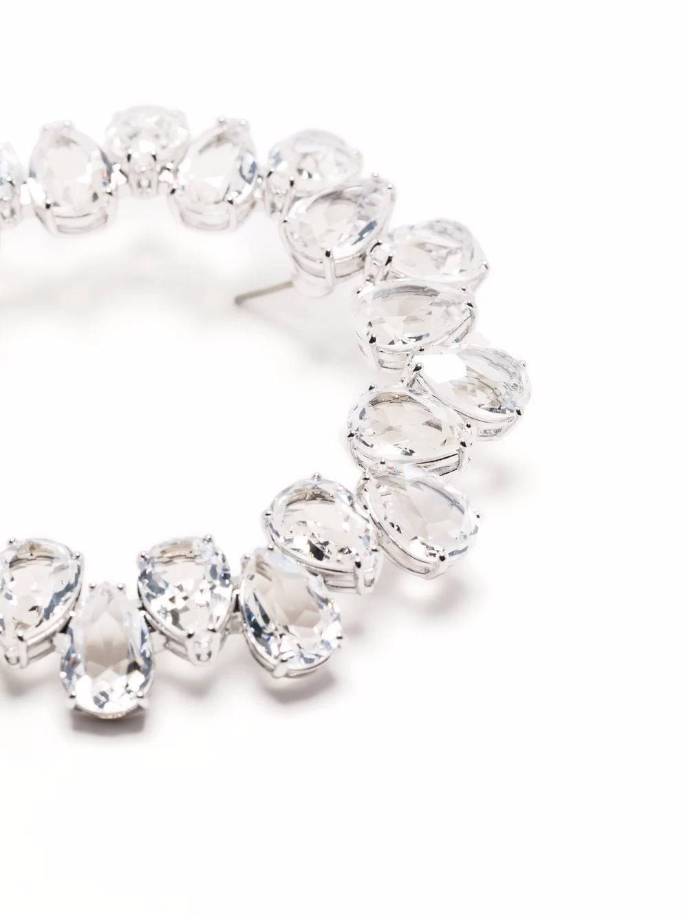 Women Swarovski Millenia Crystal Circle Earrings 5 Women Swarovski Millenia Crystal Circle Earrings - Image 3