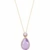 Women Swarovski Orbita Drop Cut Crystal Necklace