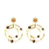 Women Swarovski Somnia Beaded Hoop Earrings -Swarovski Jewelry 17700638 39060261 1000