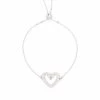 Women Swarovski Una Heart-charm Bracelet -Swarovski Jewelry 17701183 37566200 1000