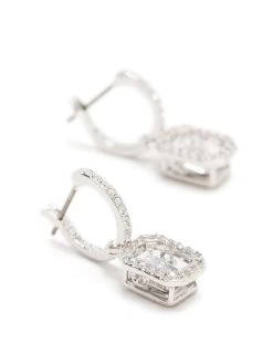 Women Swarovski Millenia Octagon-cut Drop Earrings -Swarovski Jewelry 18561192 40900218 1000