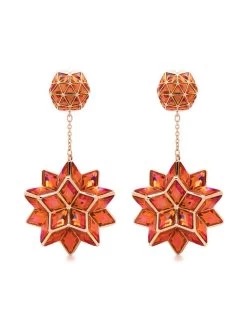 Women Swarovski Cuiosa Geometric-cut Drop Earrings