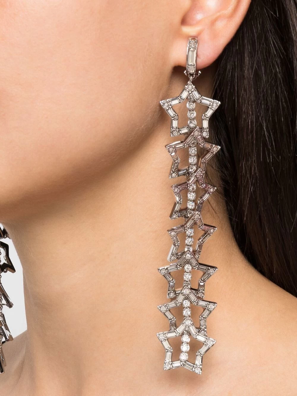 Women Swarovski Stella Clip Earrings 4 Women Swarovski Stella Clip Earrings - Image 2