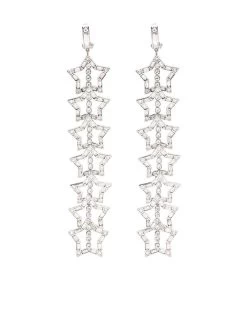 Women Swarovski Stella Clip Earrings