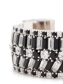 Women Swarovski Hyperbola Two-tone Crystal Cuff -Swarovski Jewelry 18561238 40559433 1000