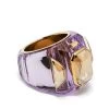 Women Swarovski Chroma Tone Cocktail Ring