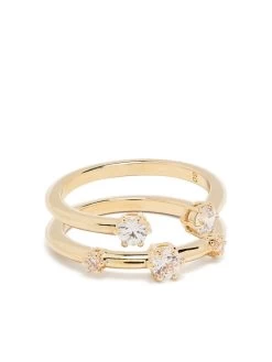 Women Swarovski Contella Ring (set Of Two)