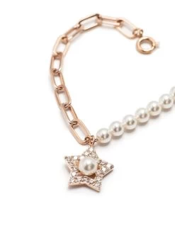Women Swarovski Stella Crystal And Faux Pearl Charm Bracelet -Swarovski Jewelry 19310500 43245268 1000
