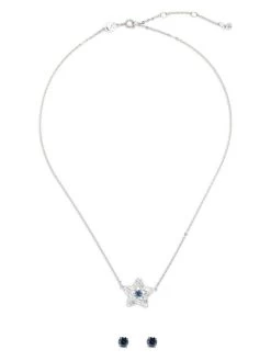 Women Swarovski Stella Crystal Pendant Necklace