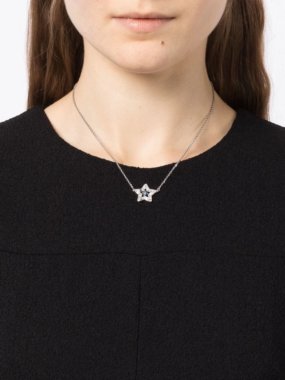 Women Swarovski Stella Crystal Pendant Necklace 4 Women Swarovski Stella Crystal Pendant Necklace - Image 2
