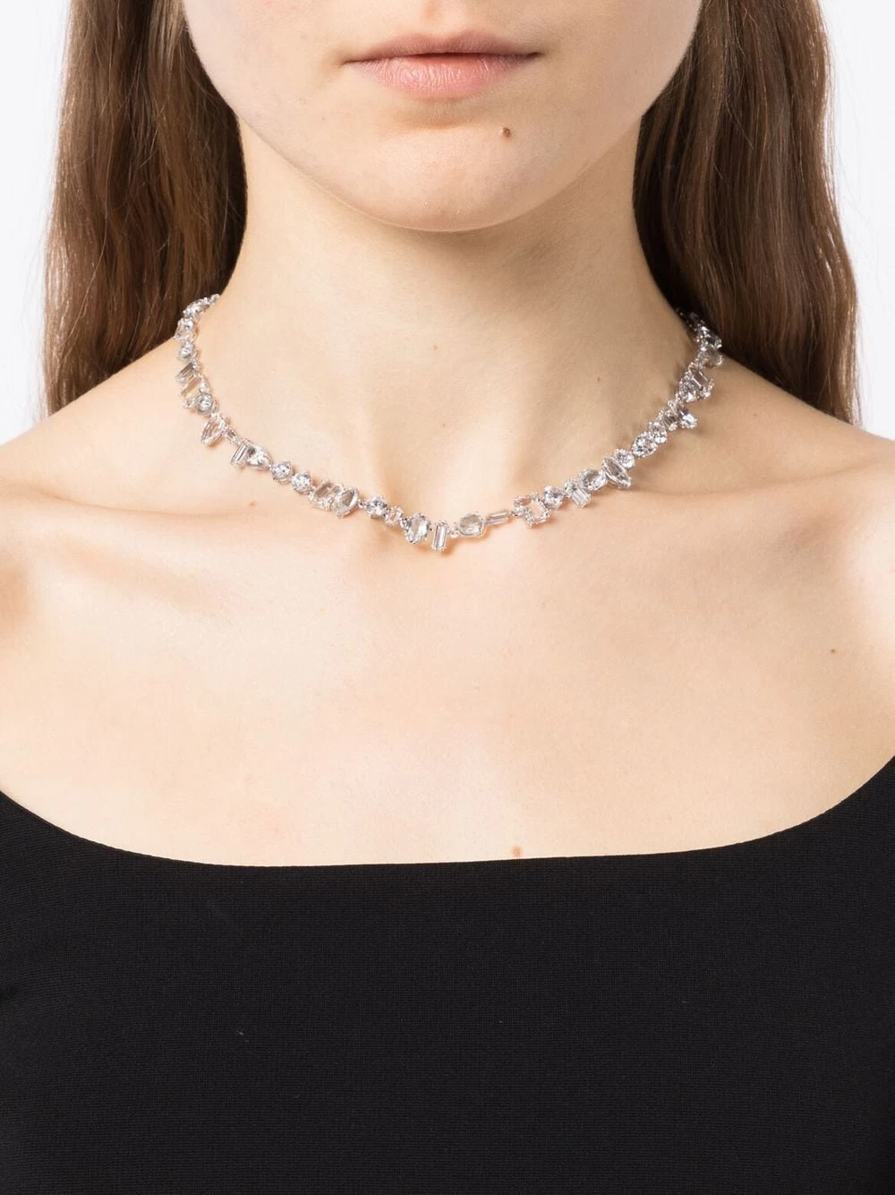 Women Swarovski Gema Crystal Necklace 4 Women Swarovski Gema Crystal Necklace - Image 2