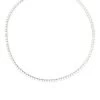 Women Swarovski Round Cut Matrix Tennis Necklace -Swarovski Jewelry 19381796 44366547 1000