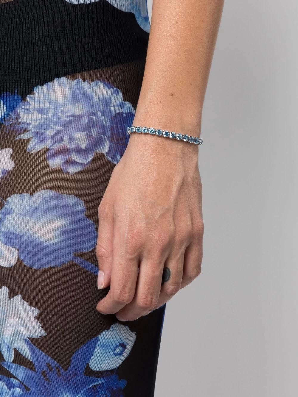 Women Swarovski Matrix Tennis Bracelet 4 Women Swarovski Matrix Tennis Bracelet - Image 2