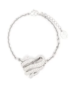Women Swarovski Volta Heart-charm Bracelet