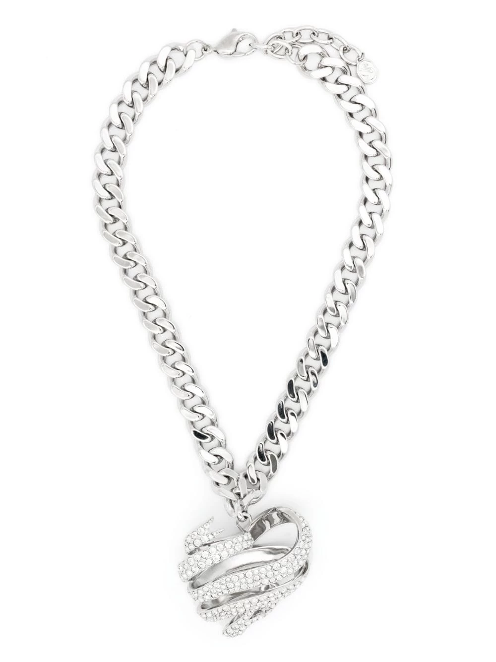 Women Swarovski Volta Heart Choker Necklace 5 Women Swarovski Volta Heart Choker Necklace - Image 3