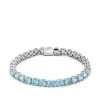 Women Swarovski Matrix Tennis Rhodium-plated Bracelet -Swarovski Jewelry 19382438 44971959 1000