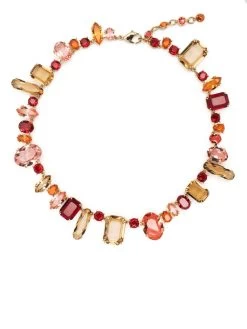 Women Swarovski Gema Mixed-cuts Gemstone Necklace