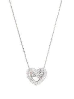 Women Swarovski Matrix Heart-pendant Necklace