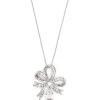 Women Swarovski Volta Bow-pendant Long Necklace -Swarovski Jewelry 19382453 44972118 1000
