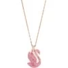 Women Swarovski Iconic Swan Pendant Necklace -Swarovski Jewelry 19382454 43560178 1000