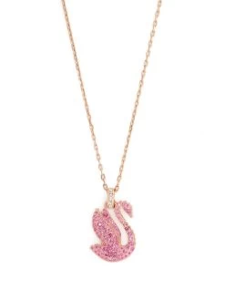 Women Swarovski Iconic Swan Pendant Necklace