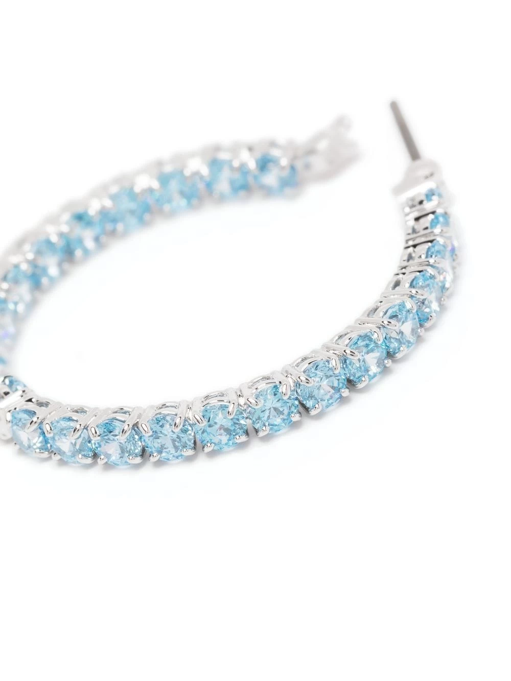 Women Swarovski Matrix Hoop Earrings 5 Women Swarovski Matrix Hoop Earrings - Image 3