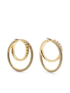 Women Swarovski Rota Hoop Earrings