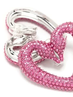 Women Swarovski Una Crystal-embellished Heart Earrings -Swarovski Jewelry 19383294 43553587 1000